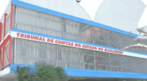 Fachada do Tribunal de Contas do Estado do Maranhão, TCE-MA, relacionada ao concurso público e ao curso de questões discursivas da Discursiva na Prática.